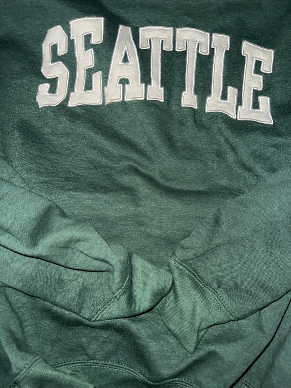 Seattle Appliqué Crewneck Sweatshirt - Green - Picture 3 of 3